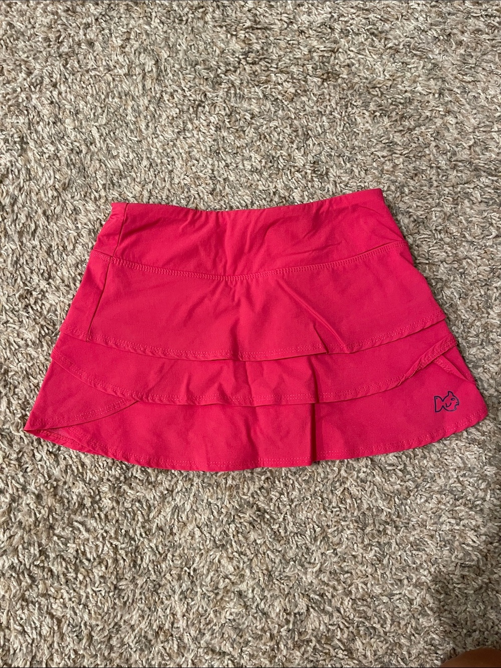 Girls' Pink Tiered Skirt - Comfortable Active Style